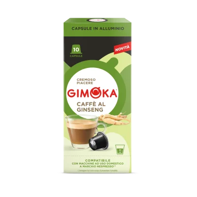 Gimoka 10 Caps All. Tub *Nespresso Sweet Ginseng 60gr
