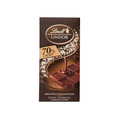 Lindt Lindor Bar 100gr Extra Dark 70%