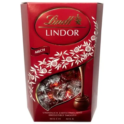 Lindt Lindor Cornet Milk Chocolate Truffles 500g