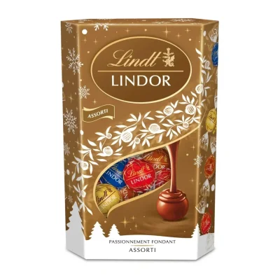 Lindt Lindor Milk, Dark & White Chocolate Assortment 337g