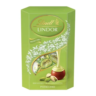 Lindt Lindor Pralines Pistachio 200g