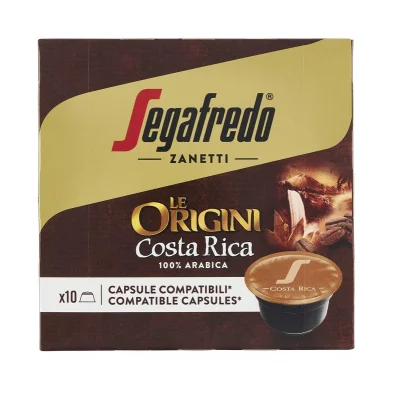 Segafredo Espresso 75gr "The Origins Costa Rica" 10 Comp. Caps. Dolce Gusto