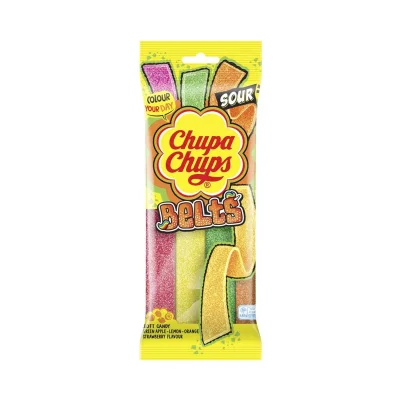 Chupa Chups Sour Belts Mixed Flavor