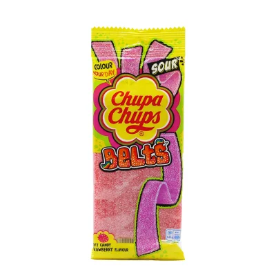 Chupa Chups Sour Belts Strawberry