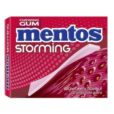 MENTOS STORMING 12x33gr. STRAWBERRY 1578403