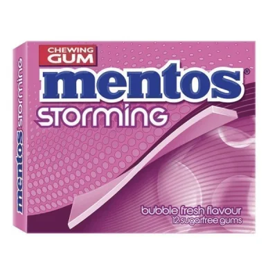 MENTOS STORMING 12x33gr. BUBBLE FRESH 1578418