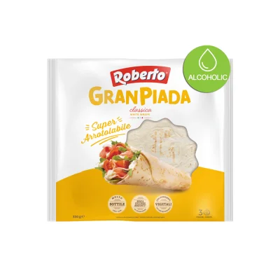 Roberto Granpiada Classic 330gr (3 Piadinas)