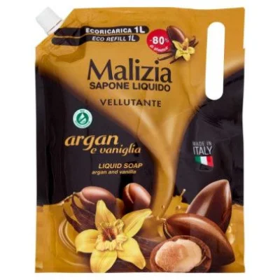 Malizia Ecoricarica Sapone Liquido Argan Lt.1