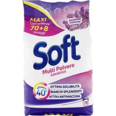 Soft : freschezza lavanda 70+8 lav 5.538KG