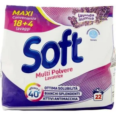 Soft Detersivo Lavatrice Polvere Classico 22 Misurini