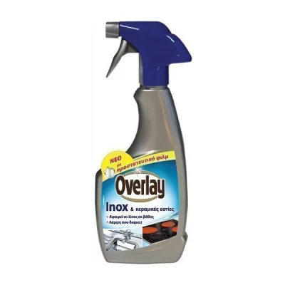 OVERLAY INOX & CERAMIC SURFACES CLEANER 500ml SPRAY