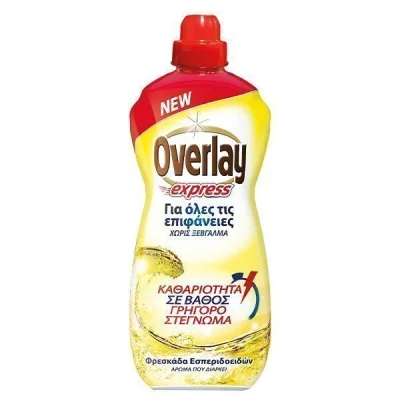 OVERLAY EXPRESS SURFACE CLEANER 1lit CITRUS
