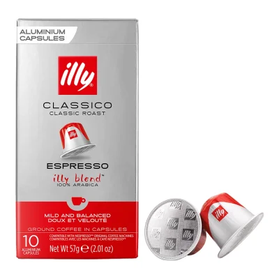 Illy Nespresso Classico Espresso Capsules 10 Pack