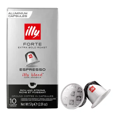Illy Compatible Capsules Forte 10 Count