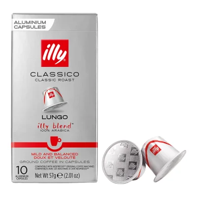 Illy Nespresso Classico Lungo Capsules 10 Pack