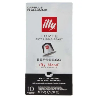 Illy Capsule Compatibili Nespresso Espresso Forte Gr.57 Pz.10