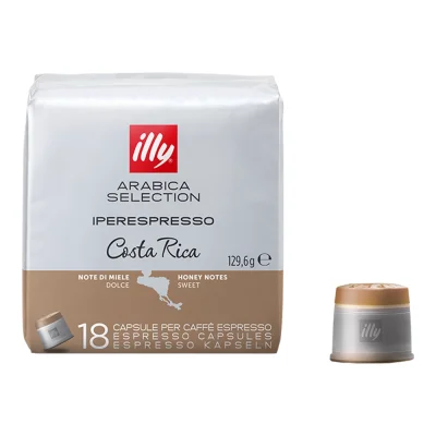 Illy Ipso Home Arabica Selection Costa Rica Capsules 6x18