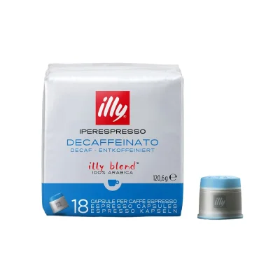 Illy Iperespresso Decaffeinated Coffee Capsules 18 pack 120.6g