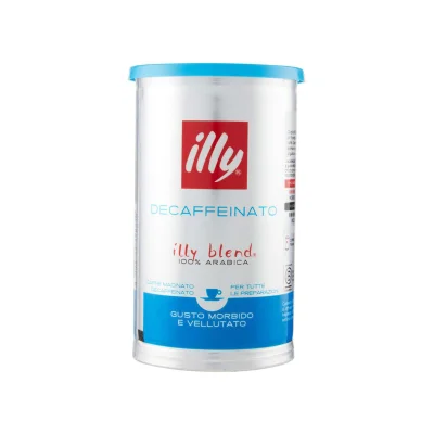 Illy Ground Coffee 185gr Decaf