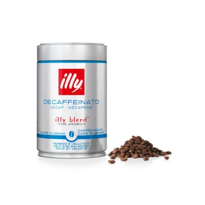 Illy Coffee Beans 250gr Roasted Decaf