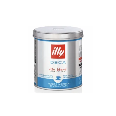 Illy Ground Coffee 125gr Decaf