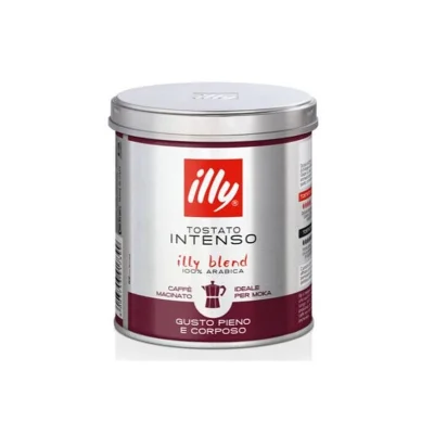 Illy Ground Coffee 125gr Intense Roasted