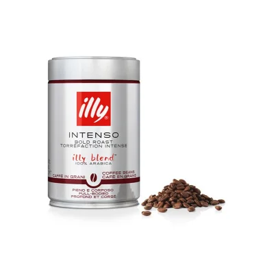Illy Coffee Beans 250gr Intense Roasted