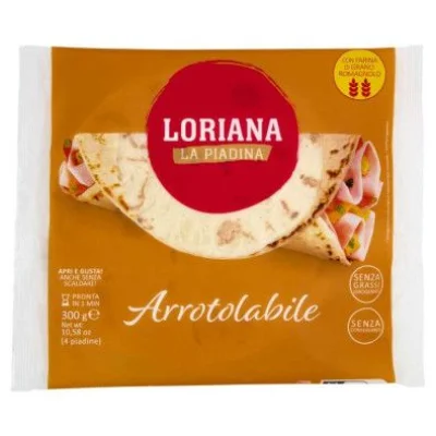 Loriana Piadina Arrotolabile Gr.300 Pz.4