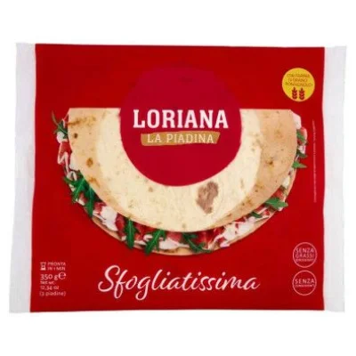 Loriana Piadina Sfogliatissima Gr.350 Pz.3