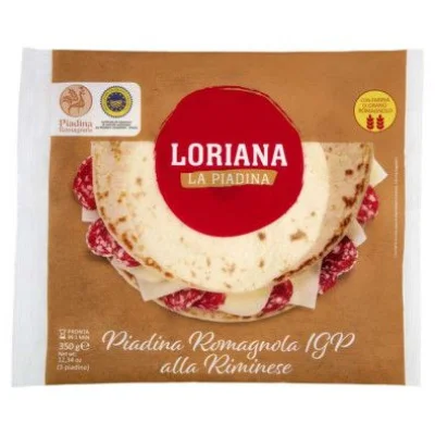 Loriana Piadina Igp Romagnola Riminese Gr.350