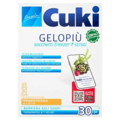 Cuki Sacchetti Gelo Piu' Piccoli Cm.8X28 Pz.30