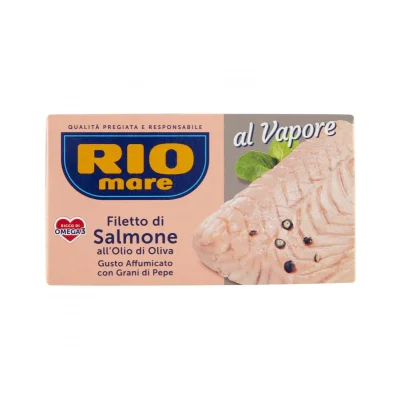 Rio Mare Fillets Salmon Smoked Peppercorns 150gr
