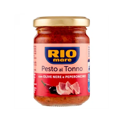 Rio Mare Tuna Pesto Black Olives & Chili Pepper 130gr