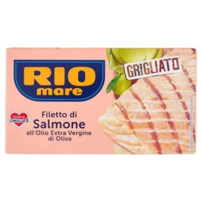 Rio Mare Filetto di Salmone all'Olio Extra Vergine di Oliva Grigliato Gr.125