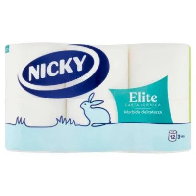 Nicky Carta Igienica Elite 12 Rotoli