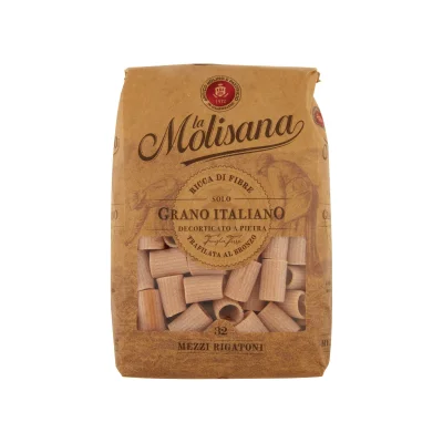 La Molisana Wholemeal N°32 500gr Mezzi Rigatoni