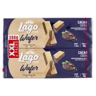 Gastone Lago Wafer al Cacao Multipack Gr.50 Pz.4