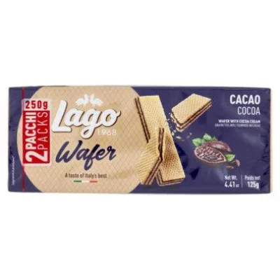 Gastone Lago Wafers al Cacao Gr.125 Pz.2