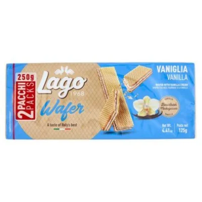 Gastone Lago Wafers alla Vaniglia Gr.125 Pz.2