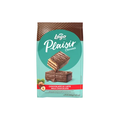 Lago Plaisir Wafer 200gr Milk