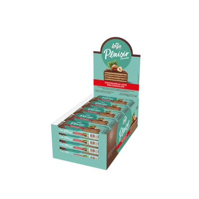 Lago Plaisir Wafer 25x38gr Milk