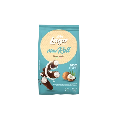 Lago Mini Roll 125gr Coconut