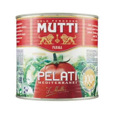 Mutti Peeled 2500gr Mediterranean Tomatoes
