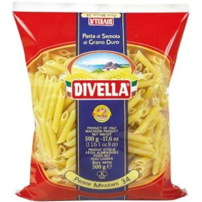 Divella Penne Mezzani N°34 Gr.500