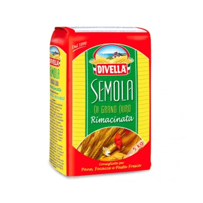 Divella Flour 5kg Semolina Reg. "0" Of Durum Wheat
