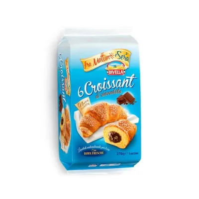Divella Croissant 6x45gr Chocolate