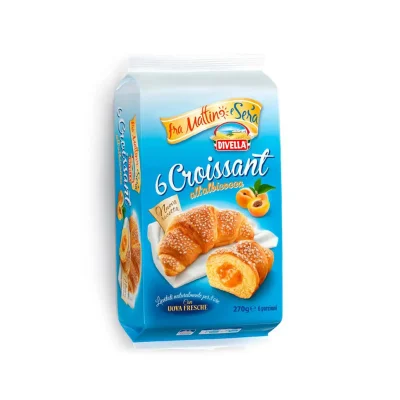 Divella Croissant 6x45gr Apricot