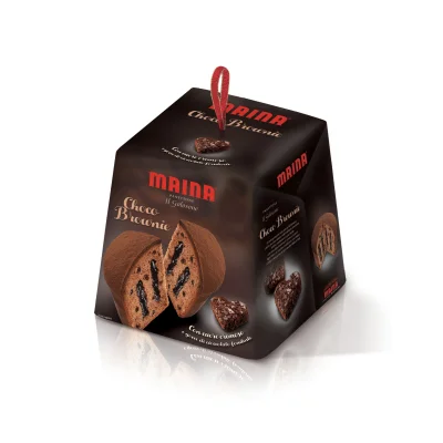 Maina "Il Golosone" Panettone 750gr Choco Brownie