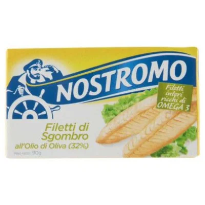 Nostromo Filetti di Sgombro all’Olio di Oliva Gr.90
