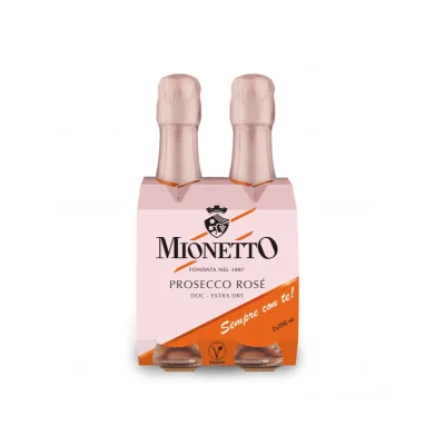 Mionetto Prosecco 2x 0,20cl Rosè Millesimato D.O.C.